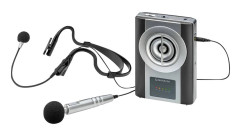 Monacor WAP-8 Handhållen talmikrofon Inkl. sköld, Inkl. väska, Inkl. kabel