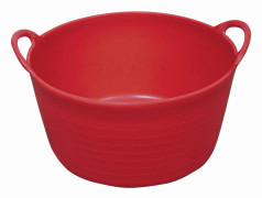 Hippotonic Flexi-Tub Foderhink, 12 L Röd