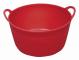 Hippotonic Flexi-Tub Foderhink, 12 L Röd