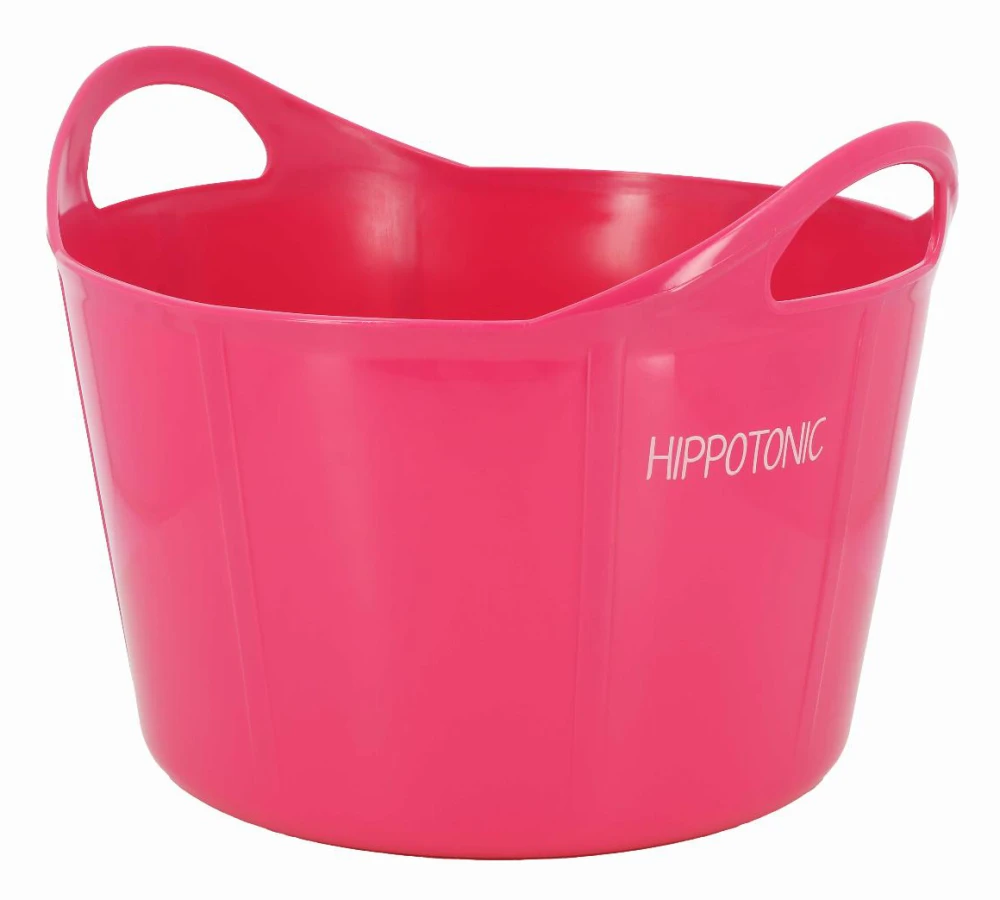 Hippotonic Flexi-Tub Foderhink, 17 L Rosa