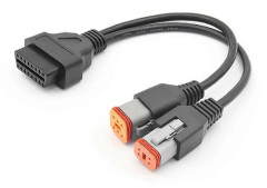 4-pin för Harley Davidson 6-pin till 16-pin OBD 2 Förlängningskabel
