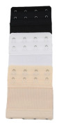 BH-förlängare Vit / Svart / Beige 3-pack