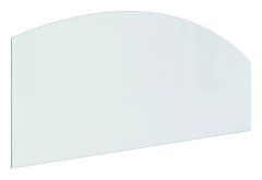 Glasskiva för öppen spis 120x50 cm