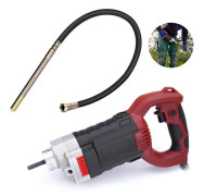 1800W Elektrisk Betongvibrator 6000 U/min 35mm Cylindrisk Vibrerande 2m Slang Handtag Pistol | Bärbar