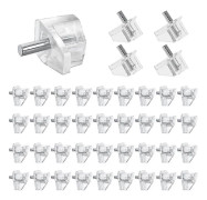 20 stycken 3 mm hyllstift klara stödpluggar skåphylla pinnar clips hyllstöd hållare pinnar för köksmöbler