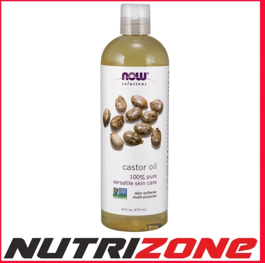 Now Foods Castor Oil 100% Pure Skin Care - 473 ml