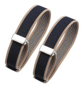 Par elastiska justerbara armband för män, halkfria armärmar, skjortstrumpbyxor, ärmhållare för kvinnor och män, bredd 2 cm, blå bakgrund med ris-kant