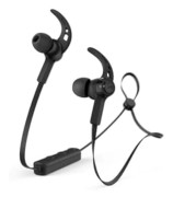 Hama Freedom Run II - True wireless-hörlurar med mikrofon - inuti örat - montering bakom nacken - Bluetooth - svart