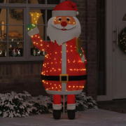 vidaXL Jultomte 200 LED-lampor Varmvit 100 x 180 cm Tyg