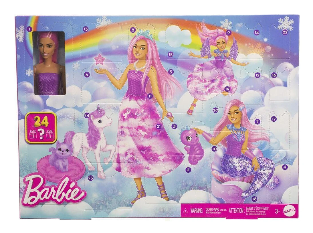 Barbie - Julkalender - Med modeinspiration och 24 överraskningar - Barbie - JFL66