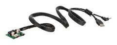 USB/AUX-adapter - För Hyundai - Svart - Kompatibla USB/AUX-ingångar HU - Bevarar OEM-anslutningar Röd
