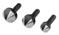 Försänkare 12, 16, 19 mm Wolfcraft - WS, sexkantsskaft [3 st.]