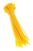 Buntbandstejp 3,6x200mm - 100st gul