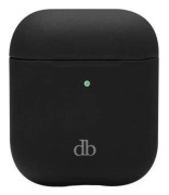 Fodral för AirPods - DBramante1928 - Costa Rica - Silikon - Kompatibel med trådlös laddning - Svart Svart
