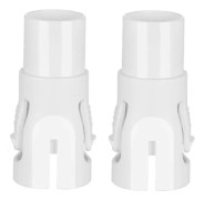 2 st CPAP-slangkoppling för Resmed Airmini-maskin, Air Mini-slangadapter ansluts till alla standard CPAP-slangar Vit
