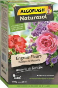 Gödsel för rosenbuskar - ALGOFLASH NATURASOL - 800 g - Främjar tillväxt och blomning