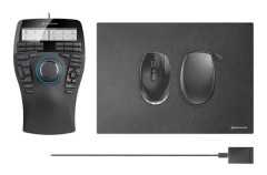 Souris 3D - 3Dconnexion - SpaceMouse Enterprise Kit 2 - Ergonomisk - 31 knappar - Trådad