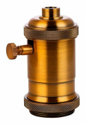Lamphållare F-line Gyllene 5 x 9,3 cm Aluminium Vintage
