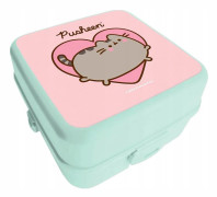 PUSHEEN Matlåda rosa Katt Bambino