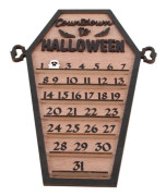 Halloween Nedräkningskalender DIY Flyttbara Block/Siffror, Dekorera