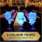 Wizarding World Harry Potter Luminous Adventskalender, Blind Box Dekoration, Akrylhänge