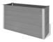 vidaXL Odlingslåda WPC 150x50x91 cm grå