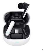 Trust Gaming GXT 409 Oxxie - True wireless-hörlurar med mikrofon - inuti örat - Bluetooth/radiofrekvens 2,4 GHz - ljudisolerande - vit