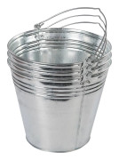 Silverline Galvanised Bucket (Pack of 3)