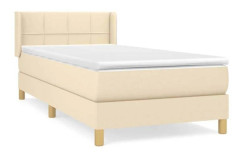 Lamelläng med madrass - Exklusivt Hem - 80x200 cm - Grädde - Maximal avkoppling
