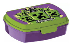 Matlåda Lunchbox Minecraft Lila/Grön