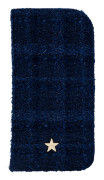 DARK Tweed Eyewear Case Dark Navy Blue