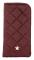 DARK Velvet Quilted Eyewear Case Maroon