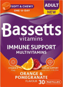 Bassetts Vitamins Adult Orange & Pomegranate Flavour Immune Support Multivitami