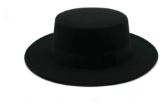 Fedora Hatt för Män, Filt Trilby Hatt för Kvinnor, Bredbrättad Panama Hatt Unisex