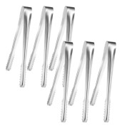 6-pack rostfria tänger, 15 cm tänger, sockertänger, sockertänger