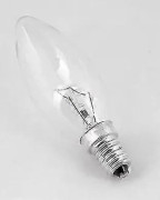 12x 25w E14 Ljuskälla Klar Vit Klassisk Glödlampa