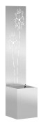 Trädgårds integritetsskärm Silver 32 x 140 cm Galvaniserat stål
