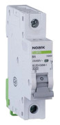 Noark automatsäkring 1P B 6A 6kA AC Ex9BN 100004