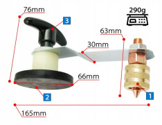 Magnetisk snabb massahållare snabb punktmassafläckare för svetsmaskin