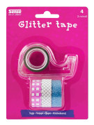 Sense - Glittertejp 4-Pack