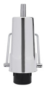 Frisörstol Hydraulisk Pump, 200 kg Lastkapacitet, Ergonomisk Design,Silver