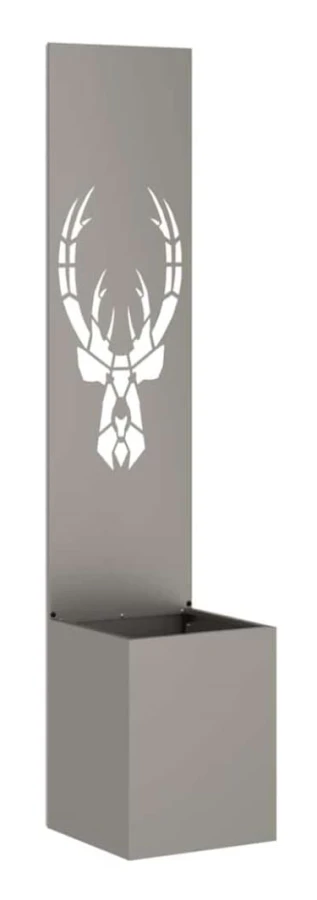 Trädgårds integritetsskärm Rostig 32 x 140 cm cortenstål