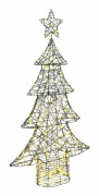 vidaXL Julgran 160 LED-lampor Varmvit 150 cm Rotting