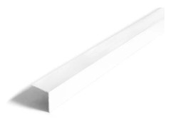 L-LIST 25X25X1,5MM VIT 2 METERS ALUMINIUM | Beijerbygg Byggmaterial