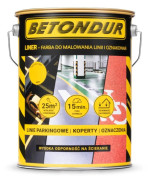 Betondur LINER Akrylfärg med hög torrhalt 5L Gul