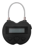 Smart Tidslås LCD-Display Tidslås USB Uppladdningsbart Temporärt Timer Hänglås Rese Elektronisk Ti
