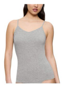 Triumph Beauty Layers Wool Spaghetti Top Grå ull Large Dam