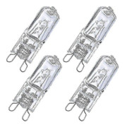 G9 Halogenugnslampor - Set med 4 lampor, 25W, G9 Ugnsglödlampa A