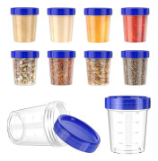 10 st Salladsdressingbehållare för Take Away, 120 ml Såsbehållare med Lock, 120 ml Salladsdressingburkar, Snack Sås Mat Frukt Yoghurt Förvaringsbehållare