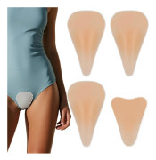2025 Senaste Modell 4-pack Camel Toe Concealer Inlägg, Sömlös Silikon Anti-Cameltoe Skydd för Tights, Underkläder & Badkläder, Osynlig C